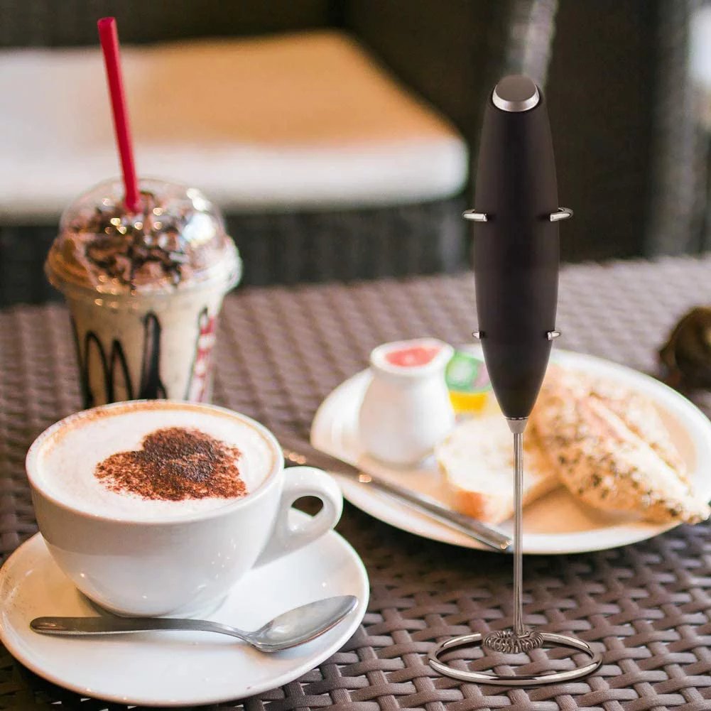 🔥Hot Sale 49% OFF-Milk Frother Handheld With Stand(Various collection colors)