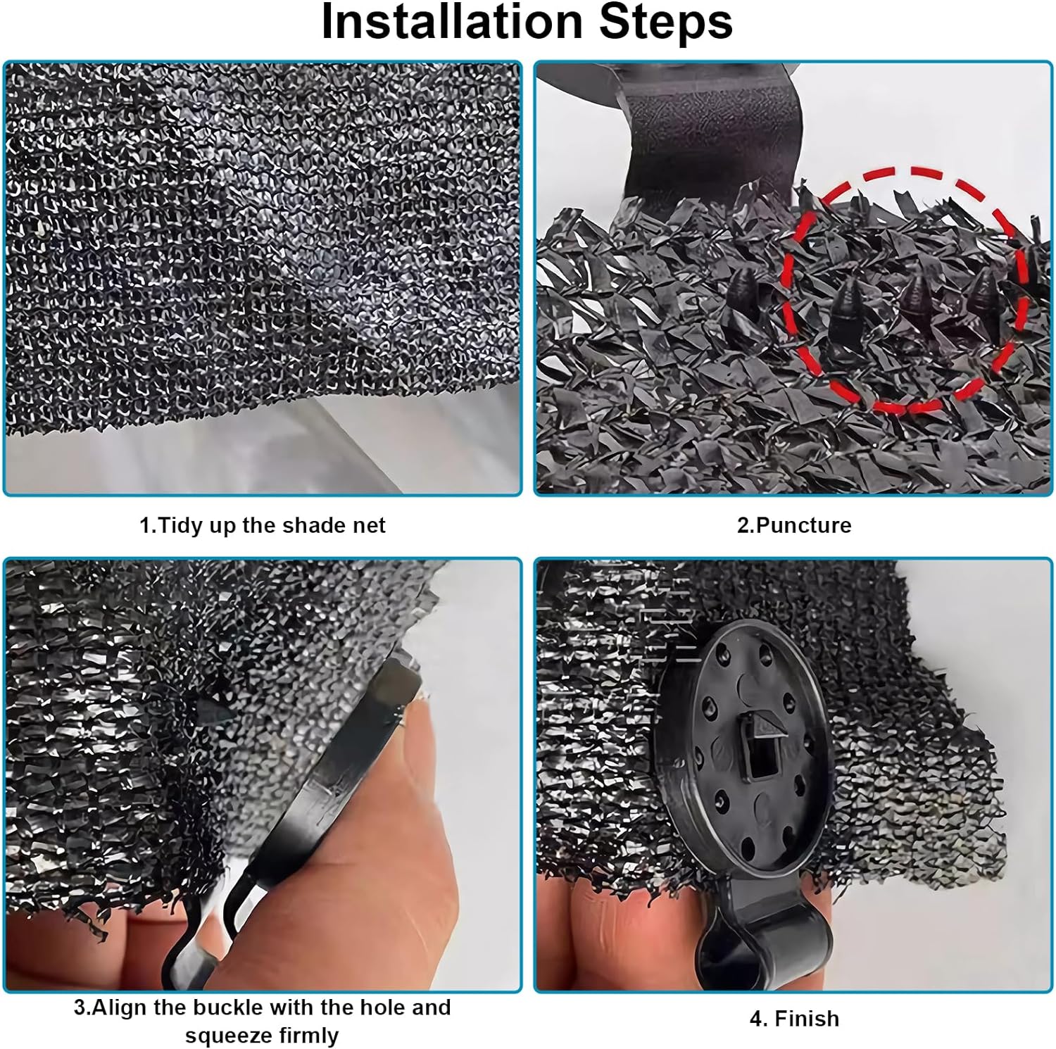 🔥2024 Hot Sale🔥 SUMMER  HOT SALE - Shade Cloth Heavy Duty Lock Grip