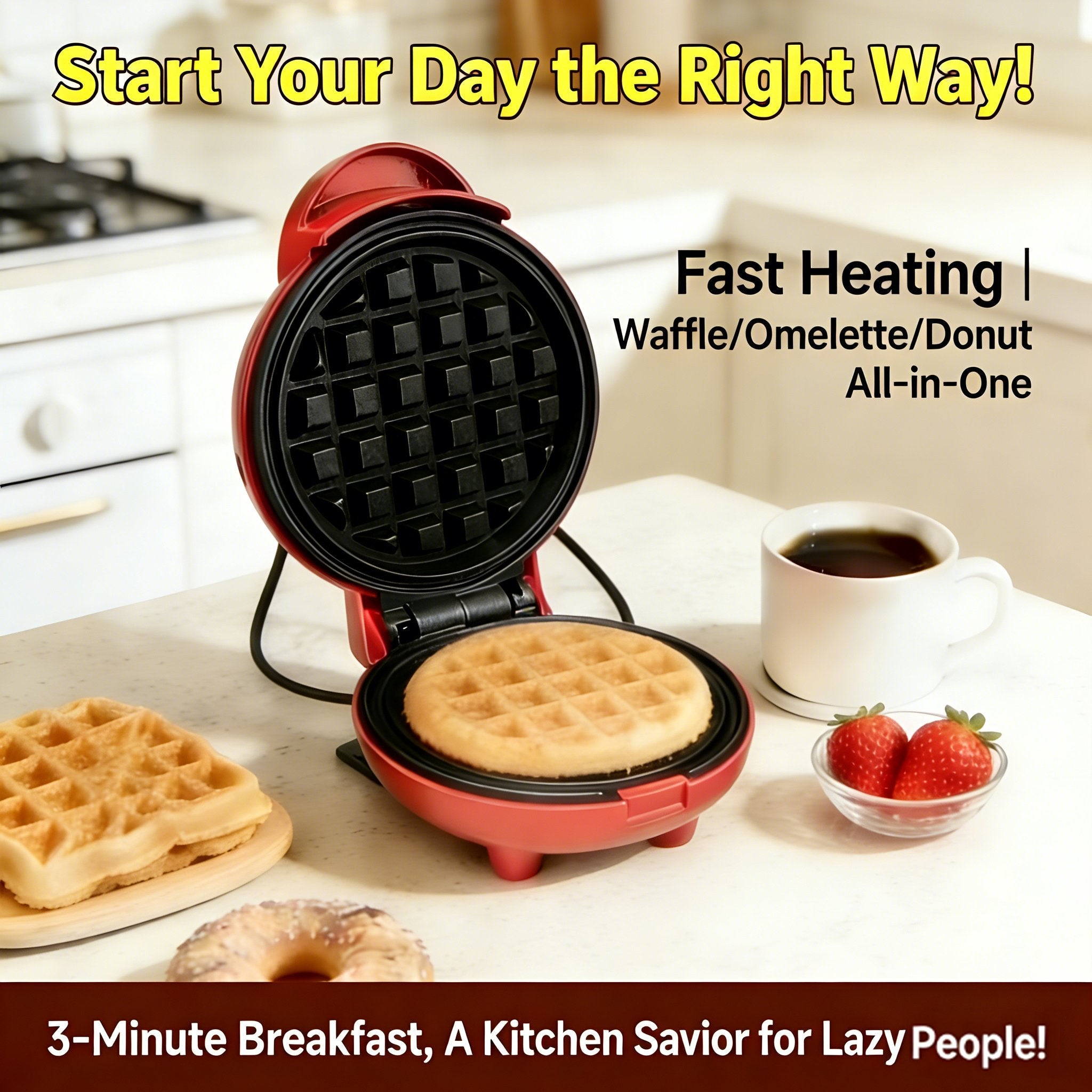 Start Your Day the Right Way with the Ultimate Breakfast Maker! 🍳