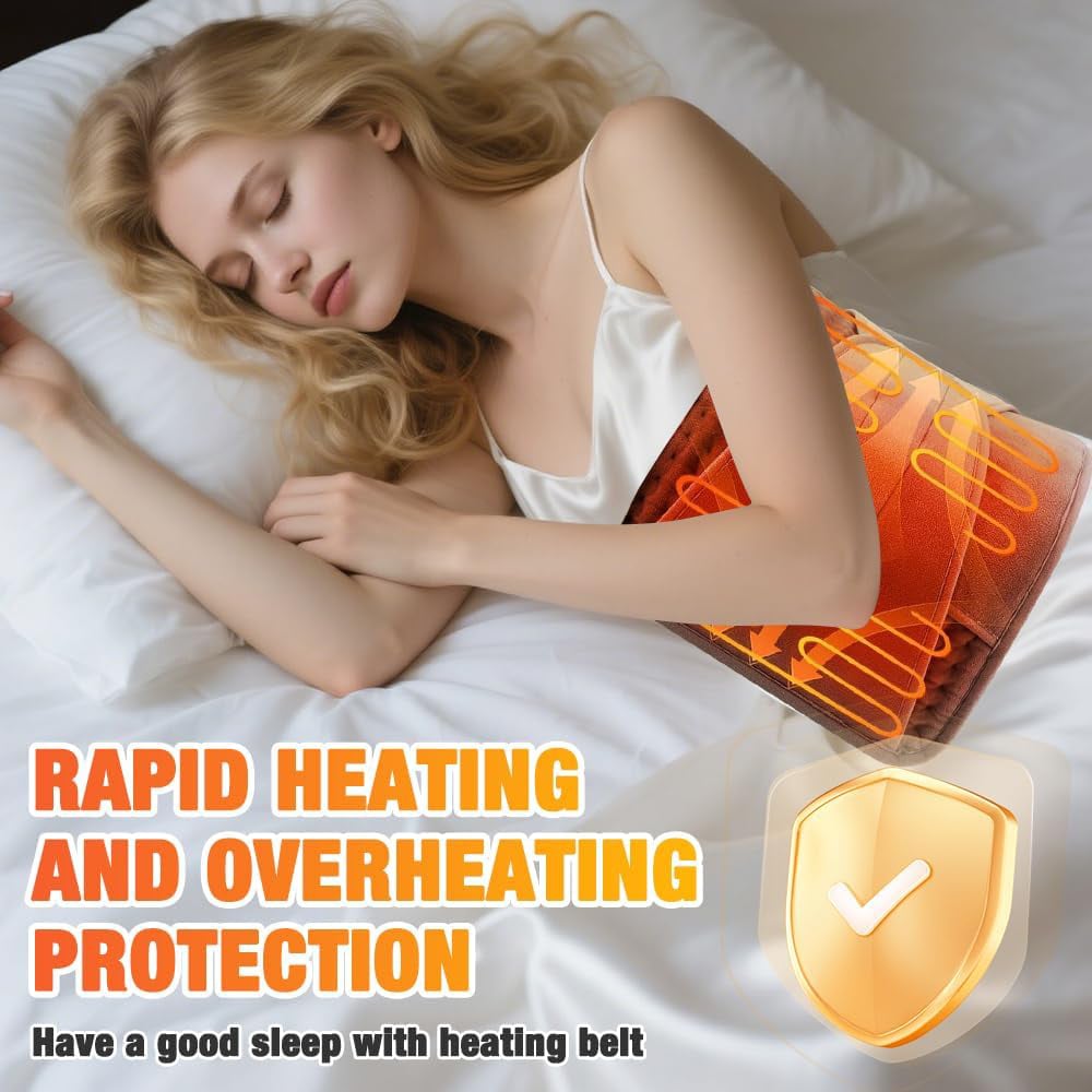 Electric Heat Belt for Back, Waist & Abdomen