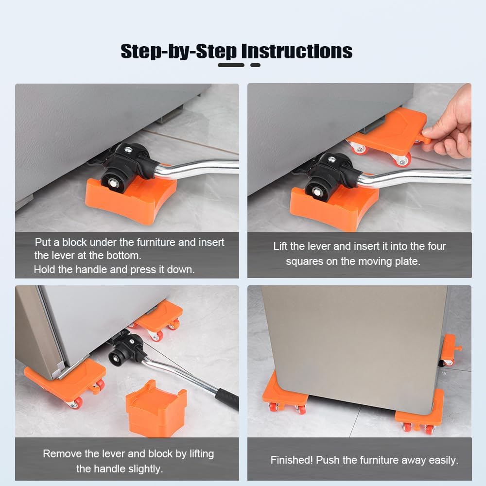 ✨Furniture Movers with 360° Rotation Casters