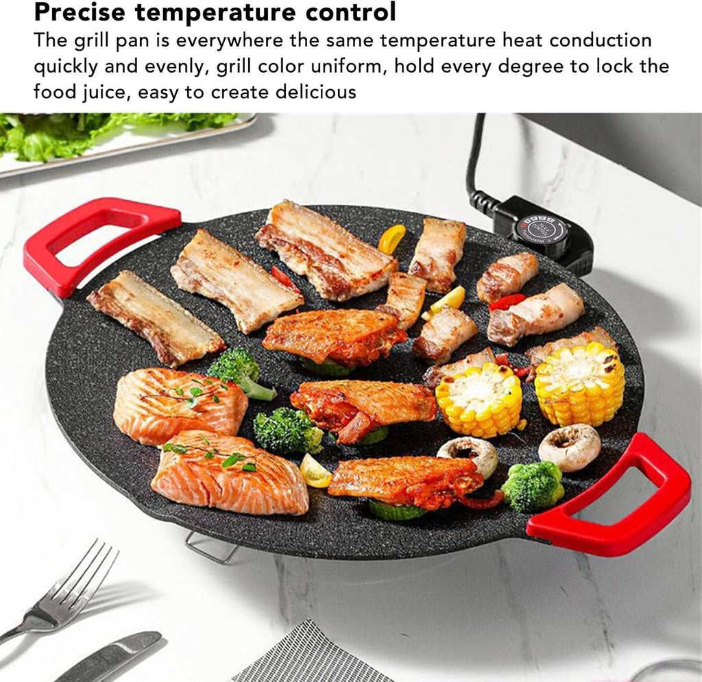 Electric Grill Pan – The Ultimate BBQ Griddle for Effortless Home Cooking 🍖🔥