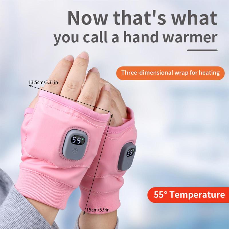 Smart Thermostatic Heated Fingerless Gloves