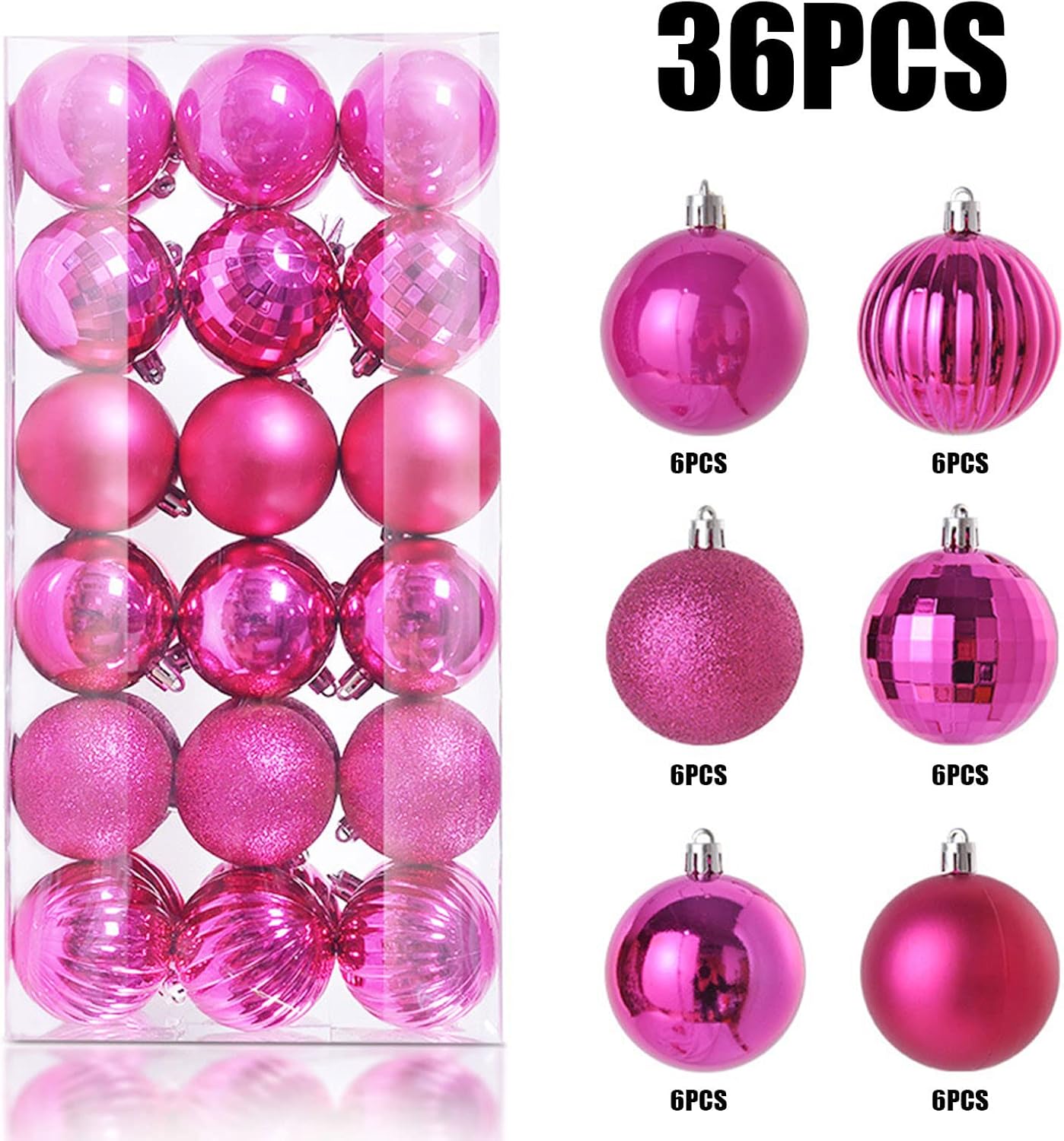 36 adornos de bola de Navidad
