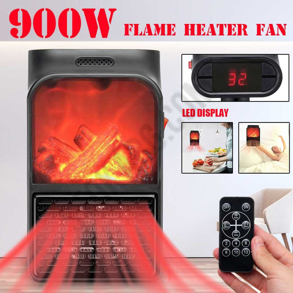 Heater With 3D Flame 900W
