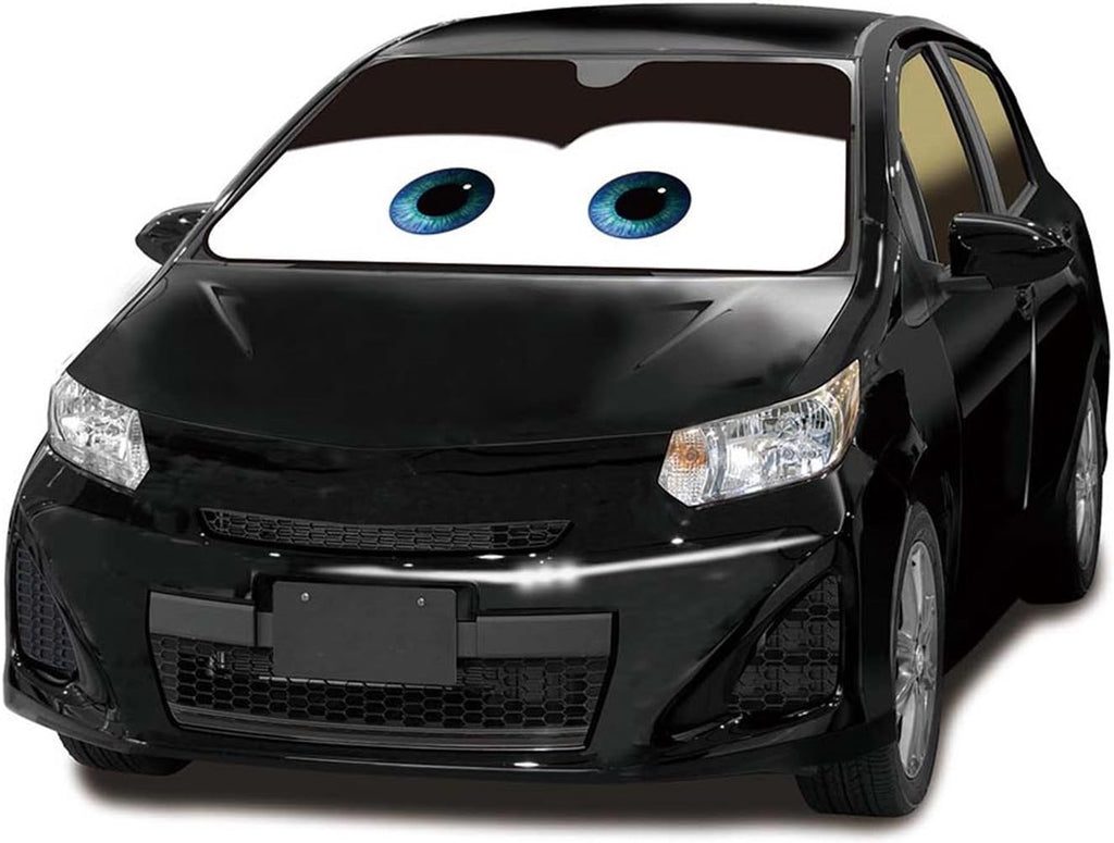 Cartoon Eyes Car Sun Shade for Windshield, Sun Shade Accessories Foldable