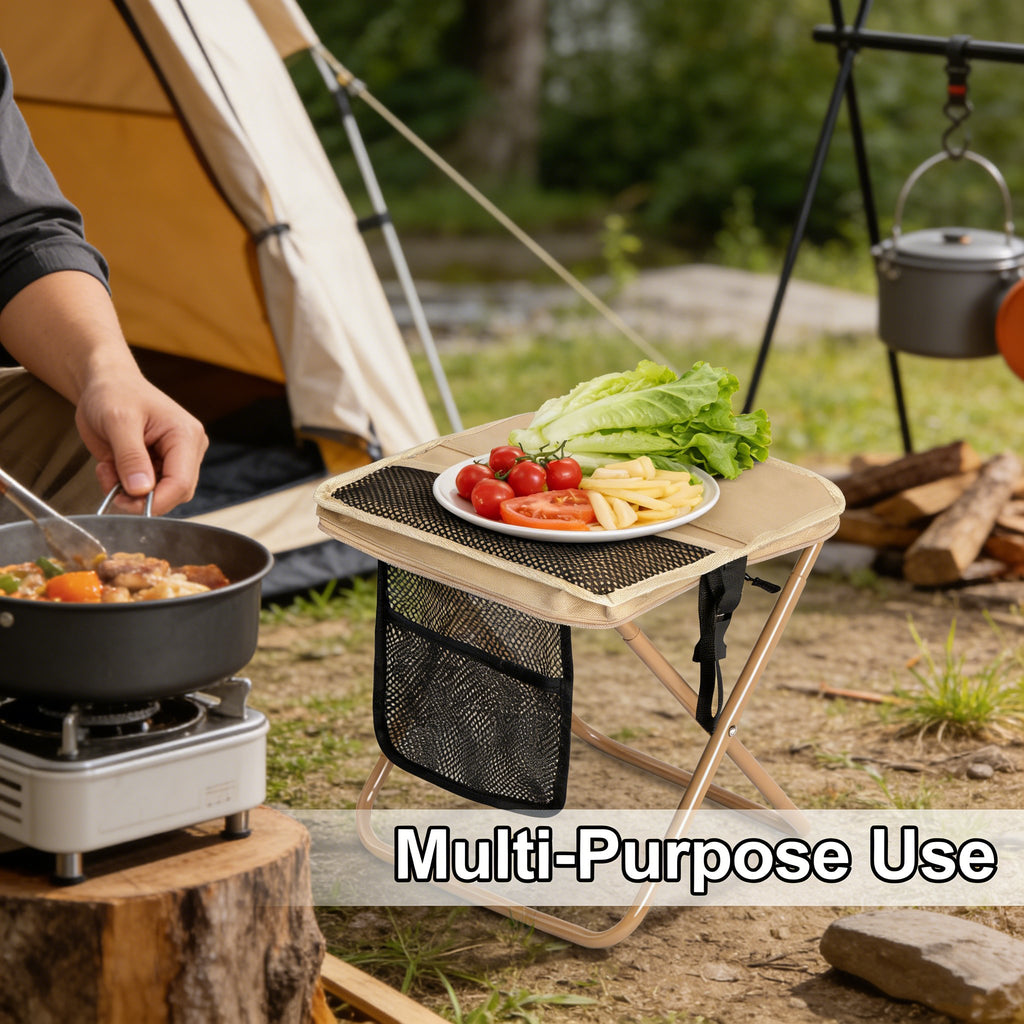 🏕️ Heavy-Duty Foldable Camping Stool 🪑