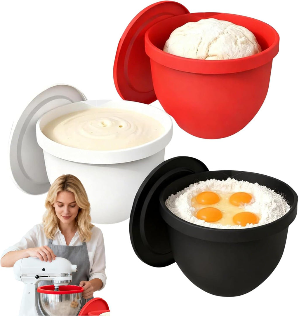 🍰 Tilt-Head Stand Mixer Silicone Bowl Liner Set (3-Pack)
