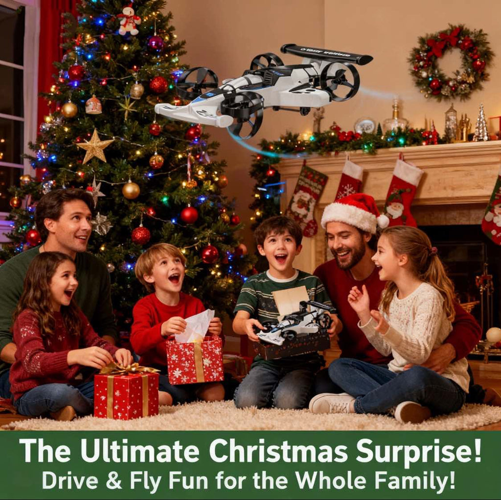 🚗✈️Rechargeable Dual-Mode Car Drone — Drive • Fly • Conquer Every Terrain