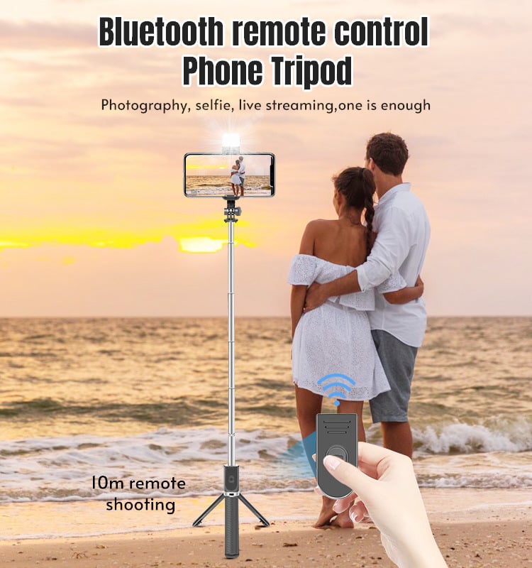 Magnetic Tripod for Mobile Phones - Capture Moments Effortlessly!