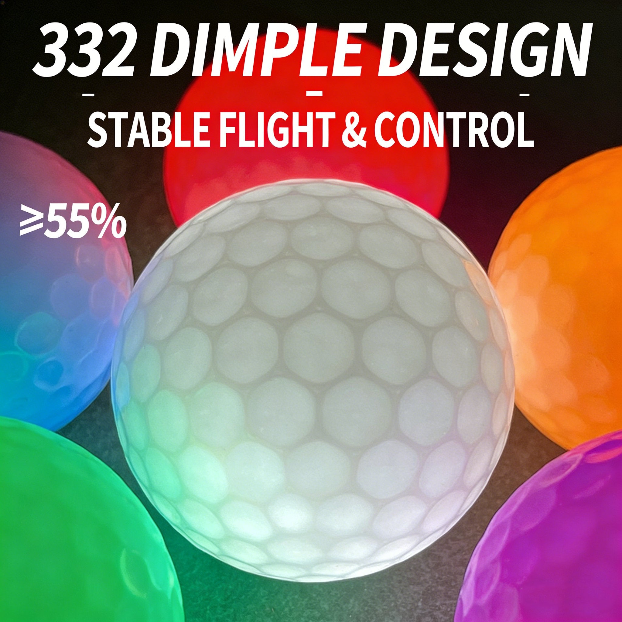 🌟 Glow in the Dark LED Golf Balls