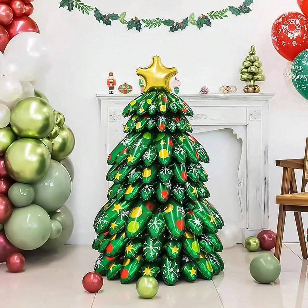 🎄4D Standing Large Christmas Tree Foil Balloon