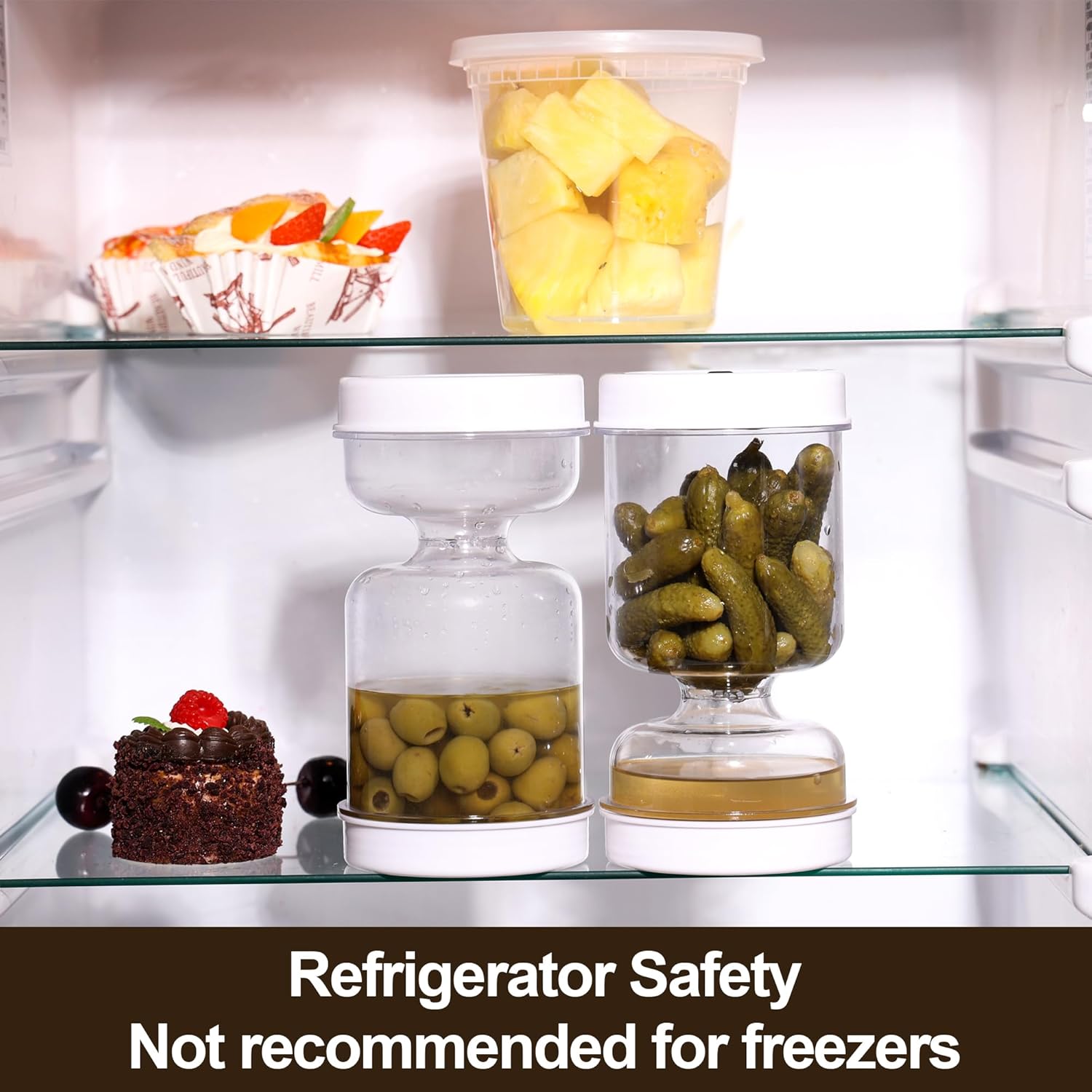 Hourglass Pickle & Olive Jar