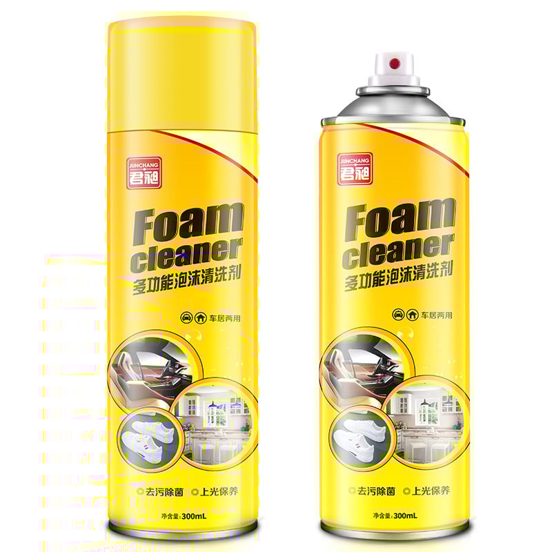 Foam Cleaner Spray for Car Interior & Household Stains | Effective Stain Removal for Seats, Carpets & Upholstery | Easy-to-Use Cleaning Solution