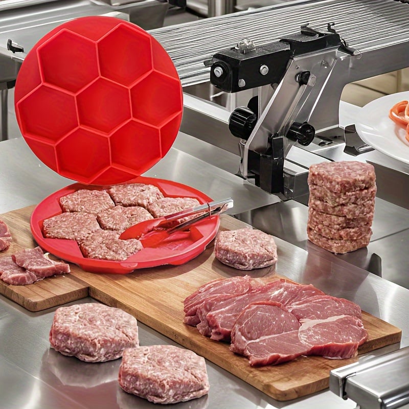 🍔 Innovative Burger Patty Press & Freezer Container