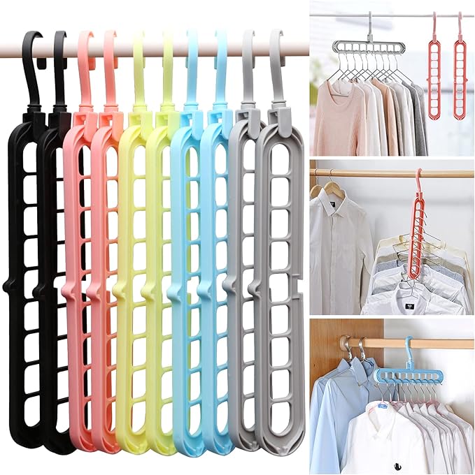 Space-Saving Magic Closet Hangers