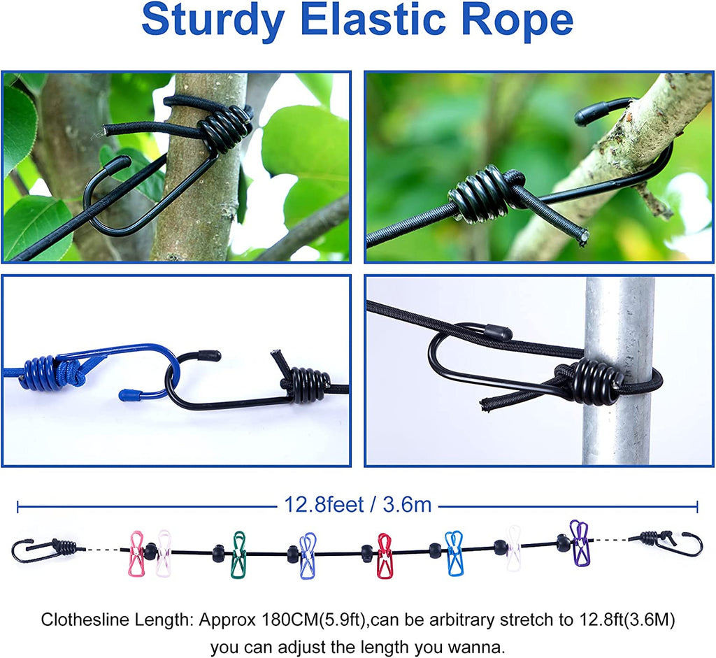 🔥Portable Clothesline for Camping/Backyard/RV