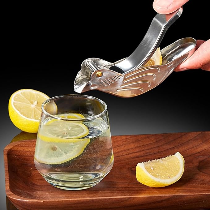 Elegant Bird-Shaped Stainless Steel Lemon Squeezer – Portable, Durable, and Perfect for Fresh Citrus Juice Anytime