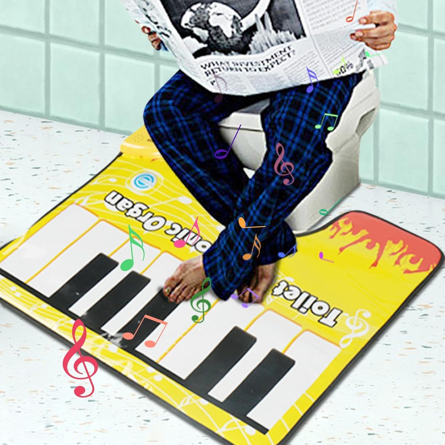 Toilet Piano Sound Pad - This is a great gag gift for all ages