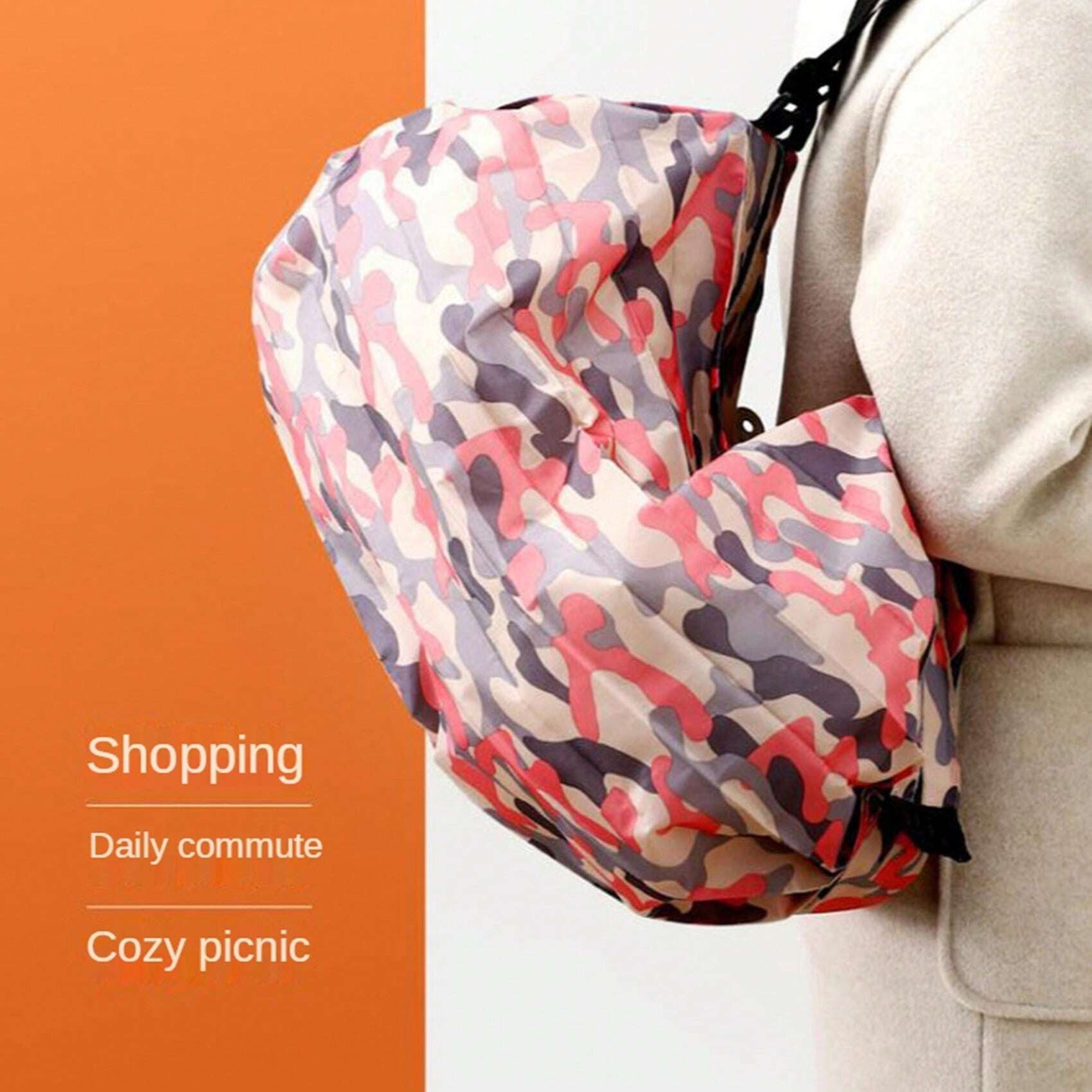 Eco-Friendly Foldable Shopping Bag - Portable, Durable, and Stylish for Every Occasion