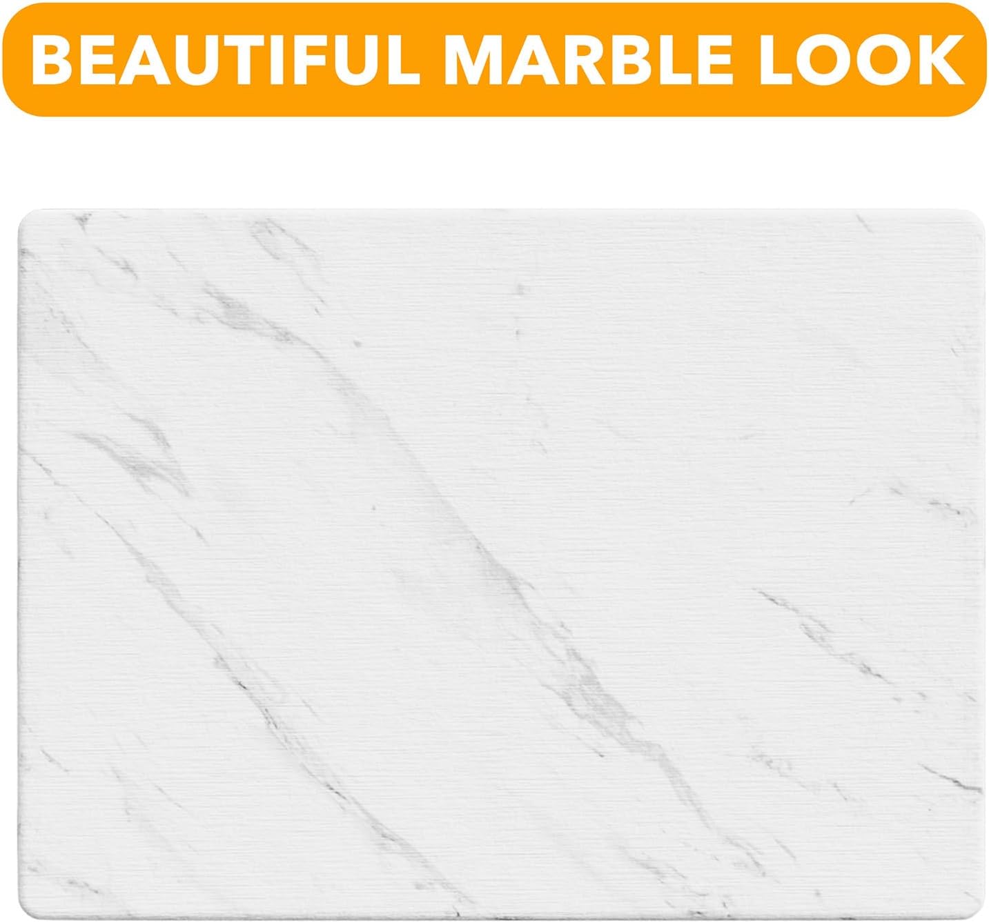 Stone Drying Mat for Kitchen Counter, Bamboo Rack Dish Pad