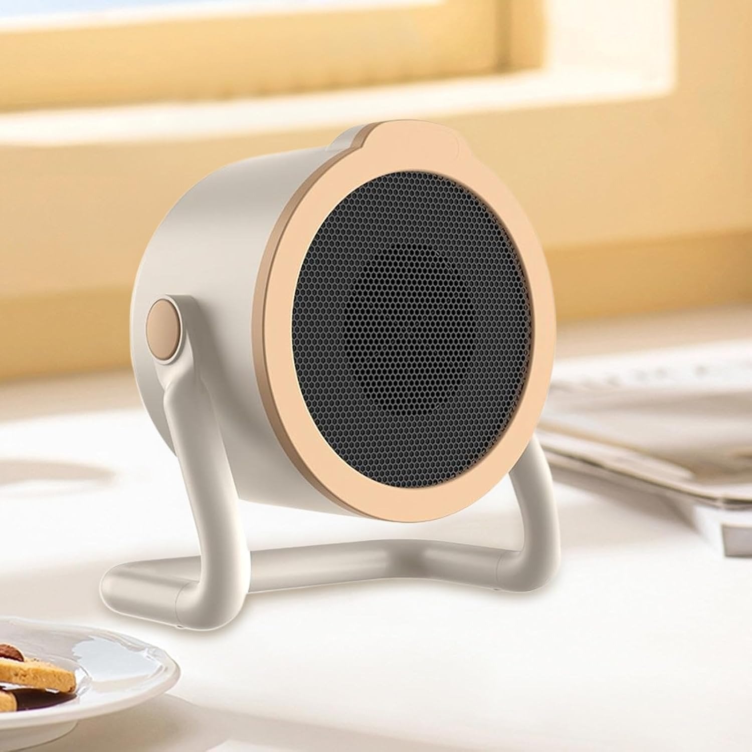 Portable Fan Heater, Fast Heating for Personal Use with Overheat Protection, Quiet Mini Heater for Office (Under Desk), Bedroom, and Indoor Use 🔥❄️