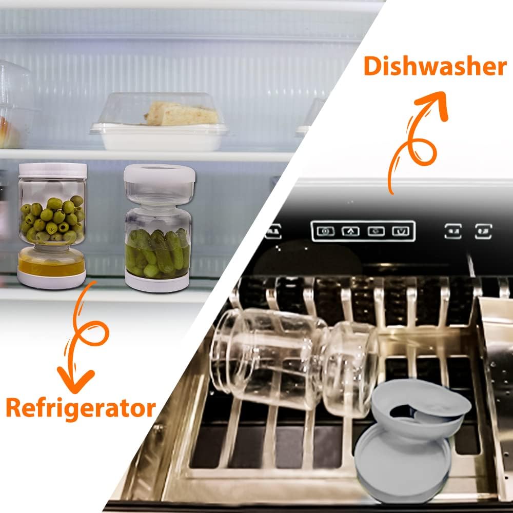 Hourglass Pickle & Olive Jar