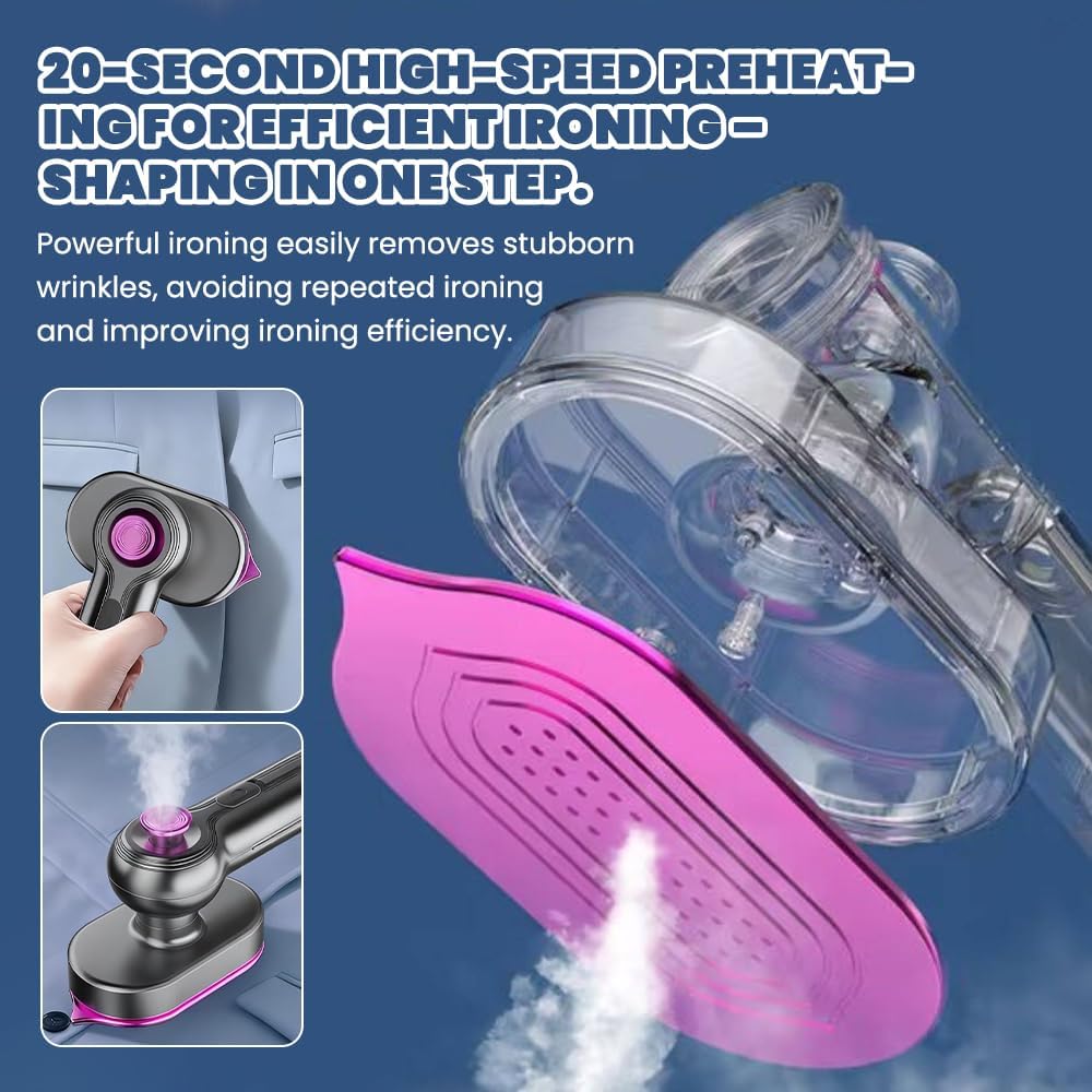 ✨ Mini Steam Iron – Smooth Clothes in Minutes, Anywhere